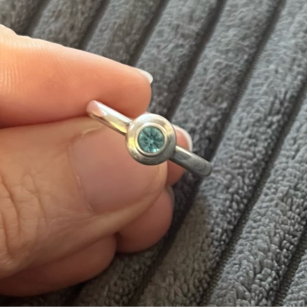 James Avery Remembrance Birthstone Ring size 6